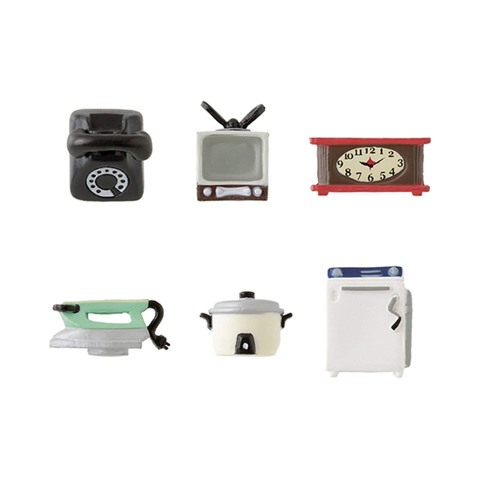 Midori Miniature Magnets 6 - pc Set Retro Appliance C - Magnets