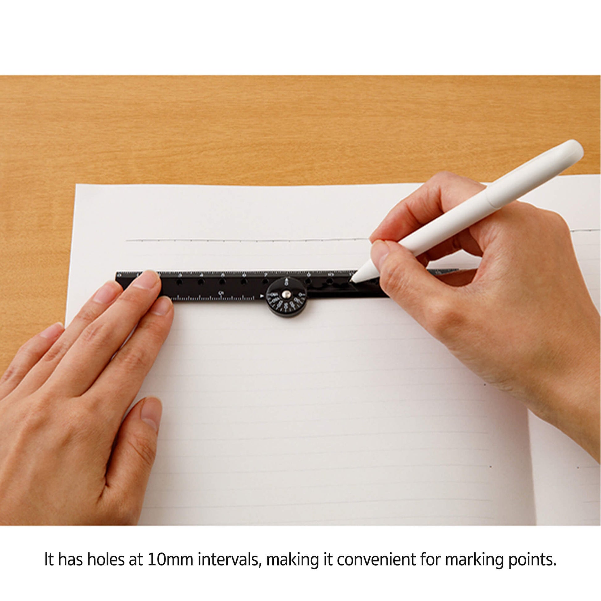 Midori Multi Ruler 16cm - Black - Rulers
