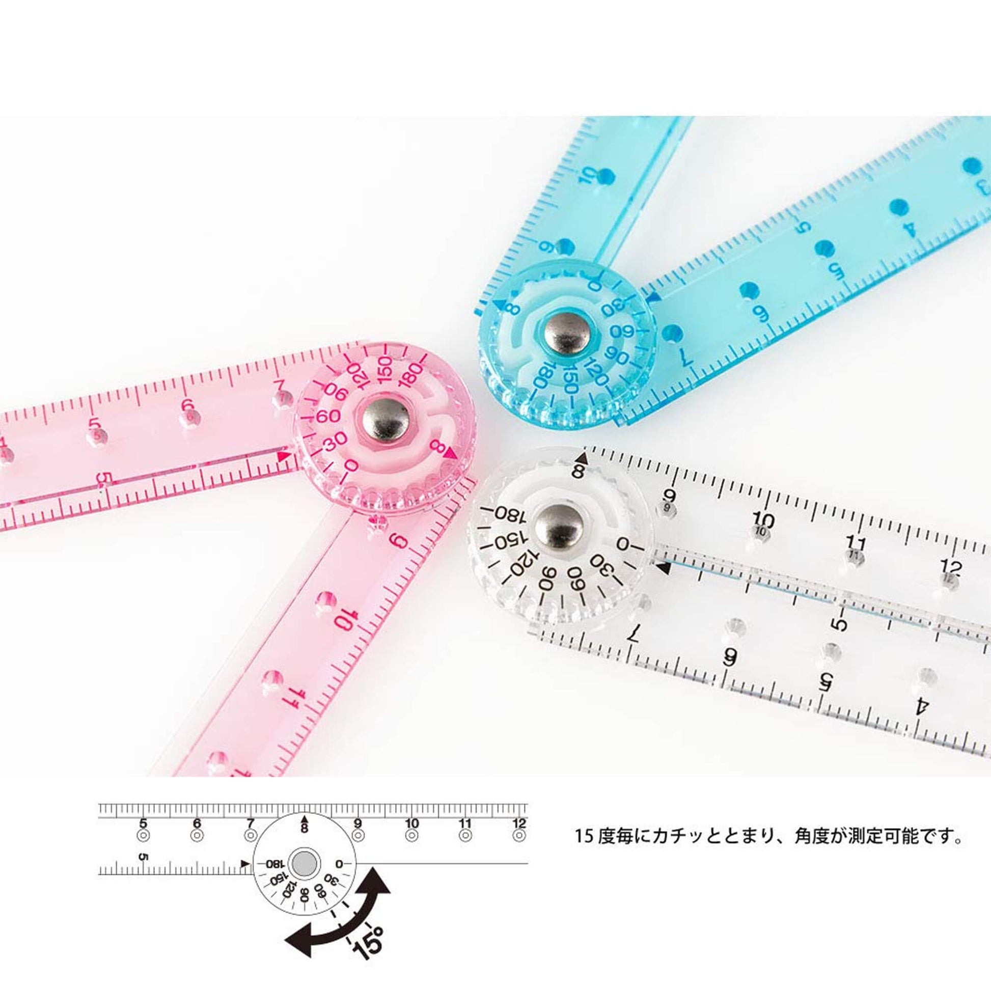Midori Multi Ruler 16cm - Black - Rulers