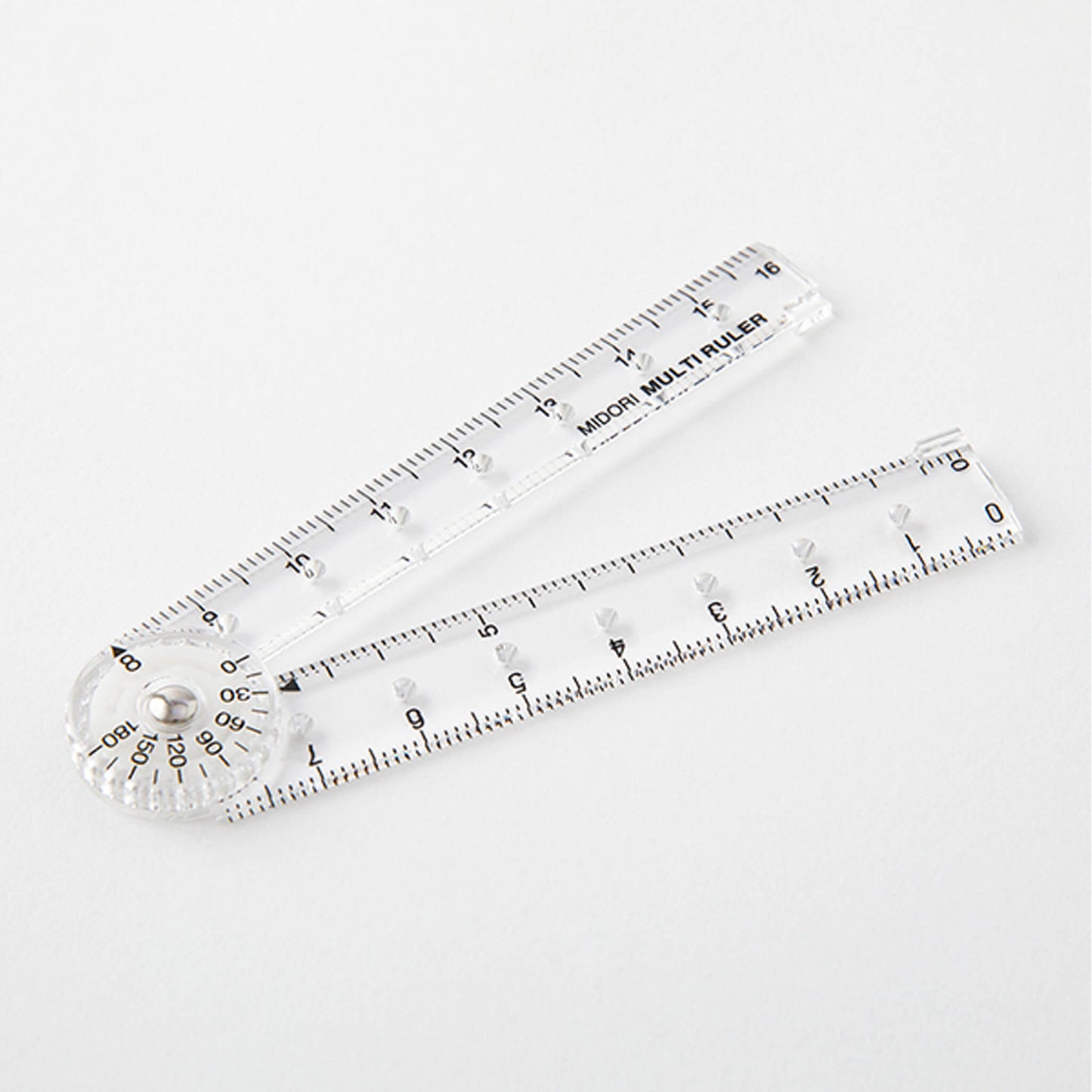 Midori Multi Ruler 16cm - Transparent - Rulers