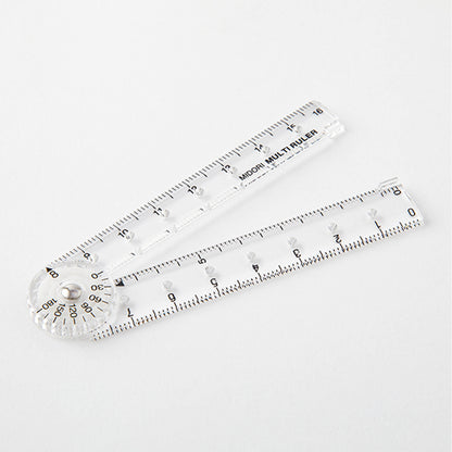 Midori Multi Ruler 16cm - Transparent - Rulers