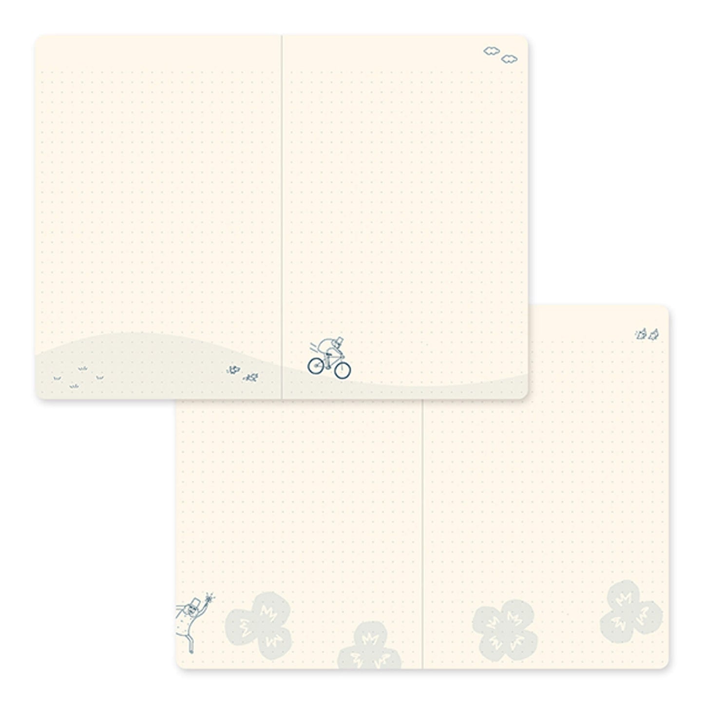 Midori Notebook Ojisan 30th Anniversary B6 Dotted Grid - Notebooks