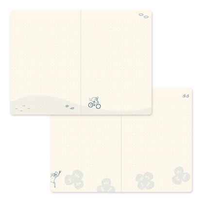 Midori Notebook Ojisan 30th Anniversary B6 Dotted Grid - Notebooks