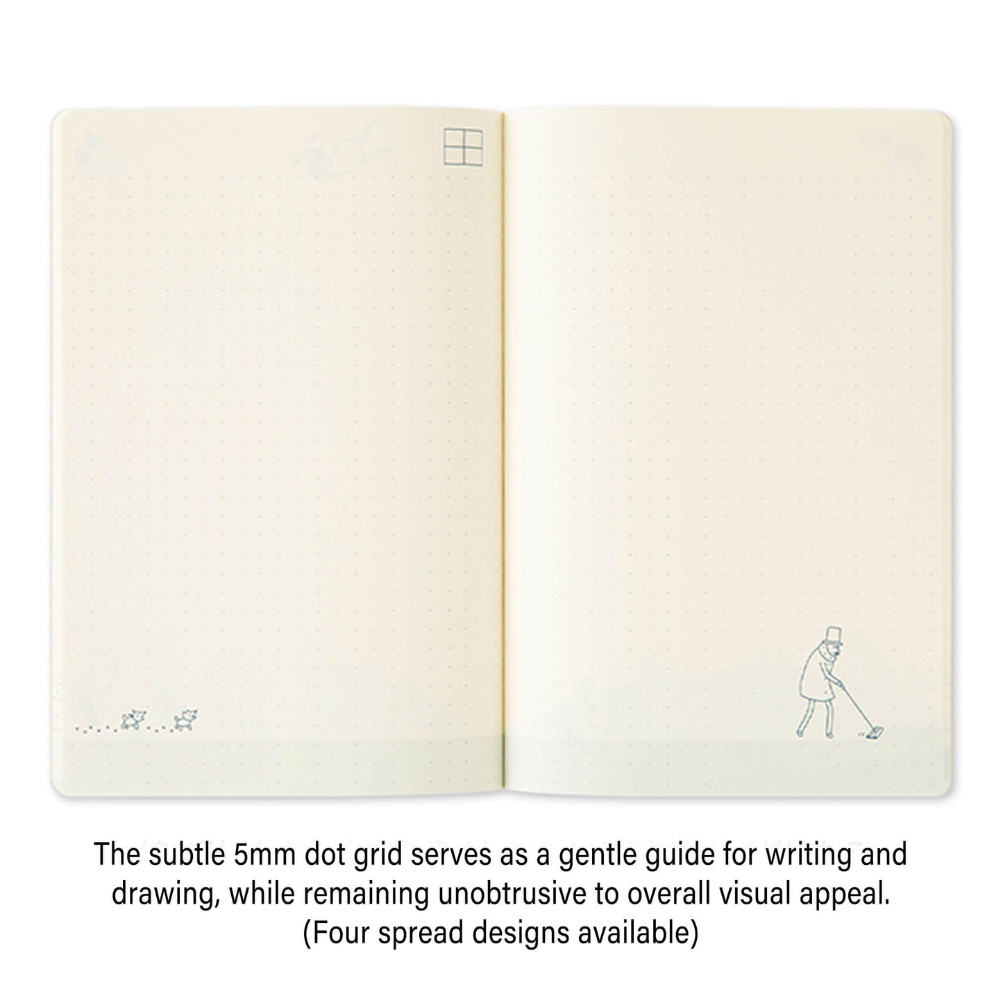 Midori Notebook Ojisan 30th Anniversary B6 Dotted Grid - Notebooks