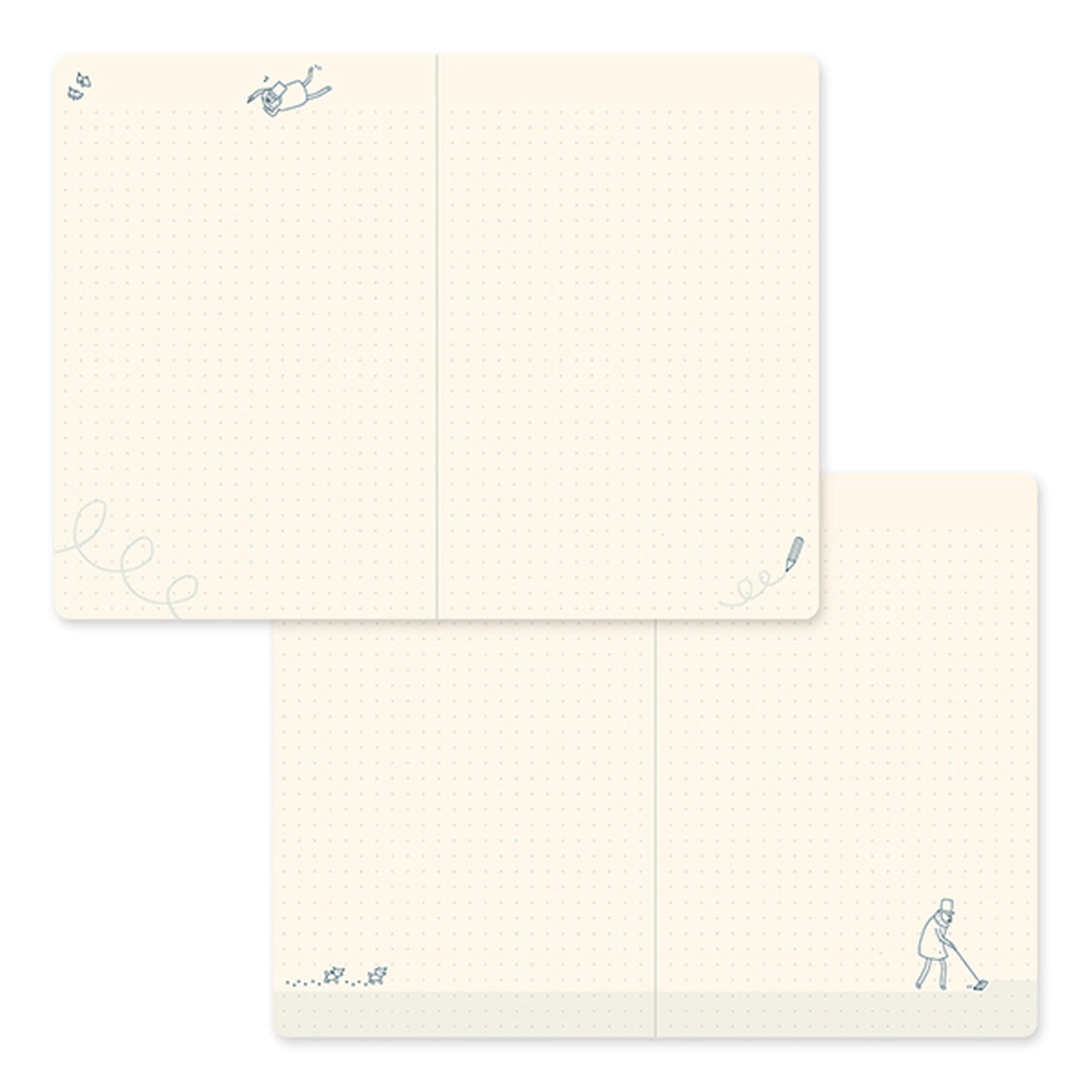 Midori Notebook Ojisan 30th Anniversary B6 Dotted Grid - Notebooks