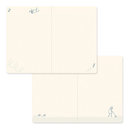 Midori Notebook Ojisan 30th Anniversary B6 Dotted Grid - Notebooks