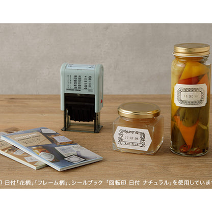 Midori Paintable Rotating Stamp Date - Stationery - Rotary Stamps