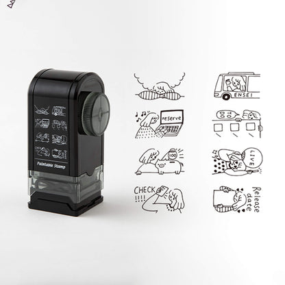 Midori Paintable Rotating Stamp Dial - Favorite - Rotary Stamps