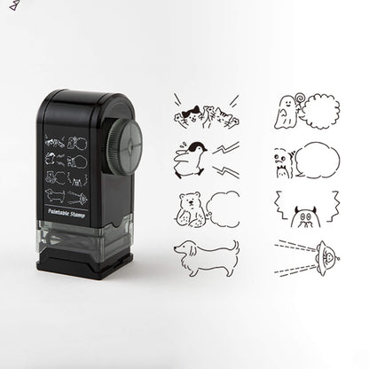 Midori Paintable Rotating Stamp Dial - Speech Bubble - Rotary Stamps