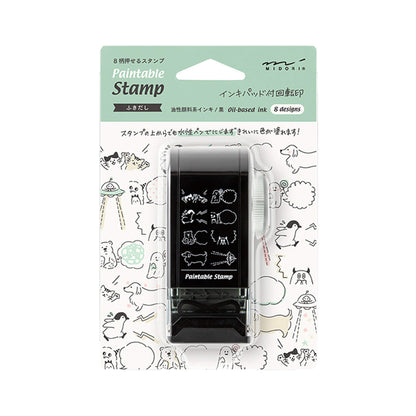 Midori Paintable Rotating Stamp Dial - Speech Bubble - Rotary Stamps