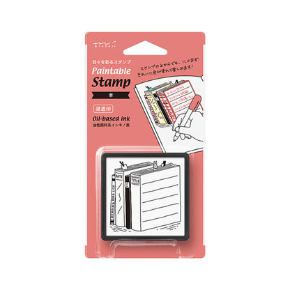 Midori Paintable Stamp Pre - inked - Book - Pre - inked Stamps