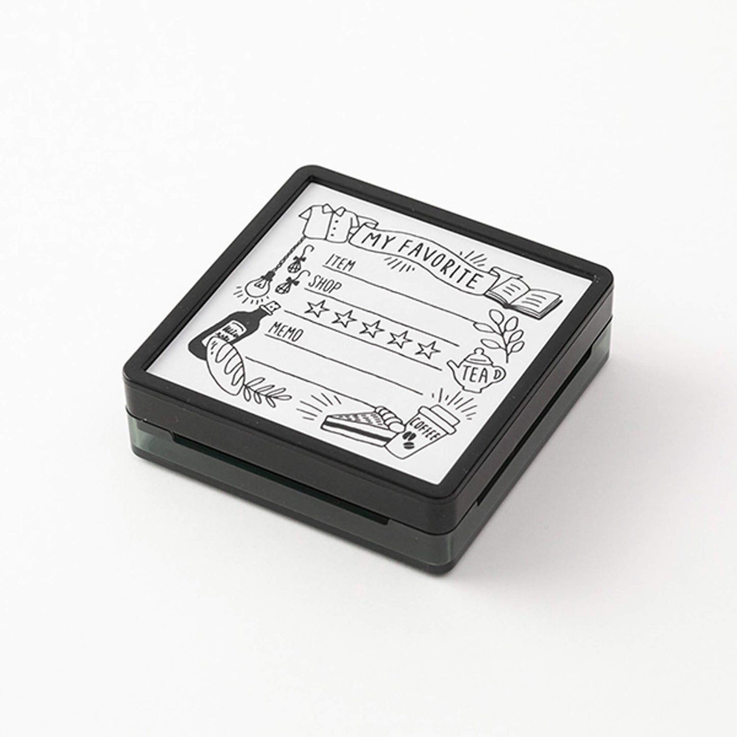 Midori Paintable Stamp Pre - inked - Favorite - Pre - inked Stamps