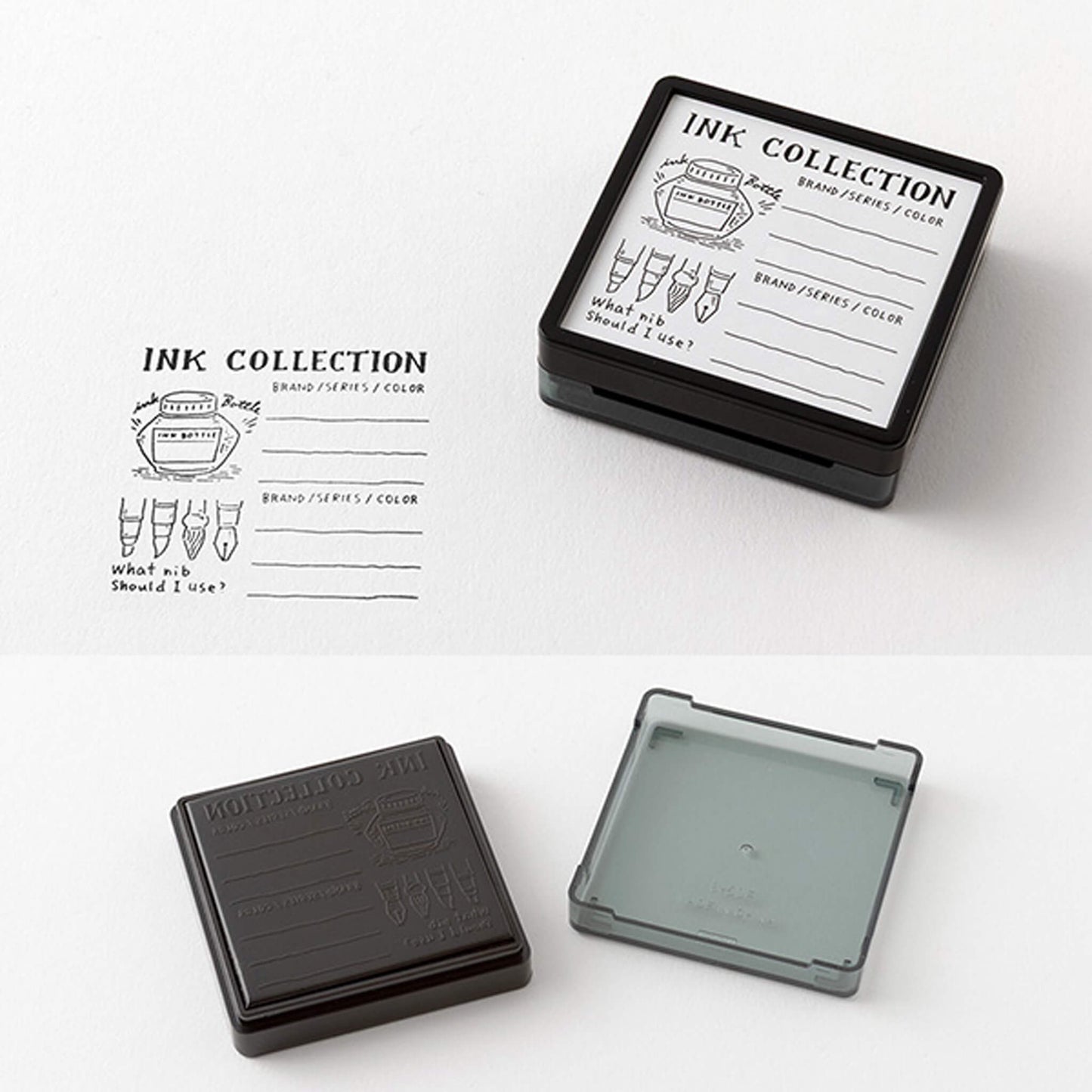 Midori Paintable Stamp Pre - inked - Ink Collection - Pre - inked Stamps