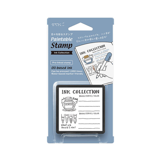 Midori Paintable Stamp Pre - inked - Ink Collection - Pre - inked Stamps