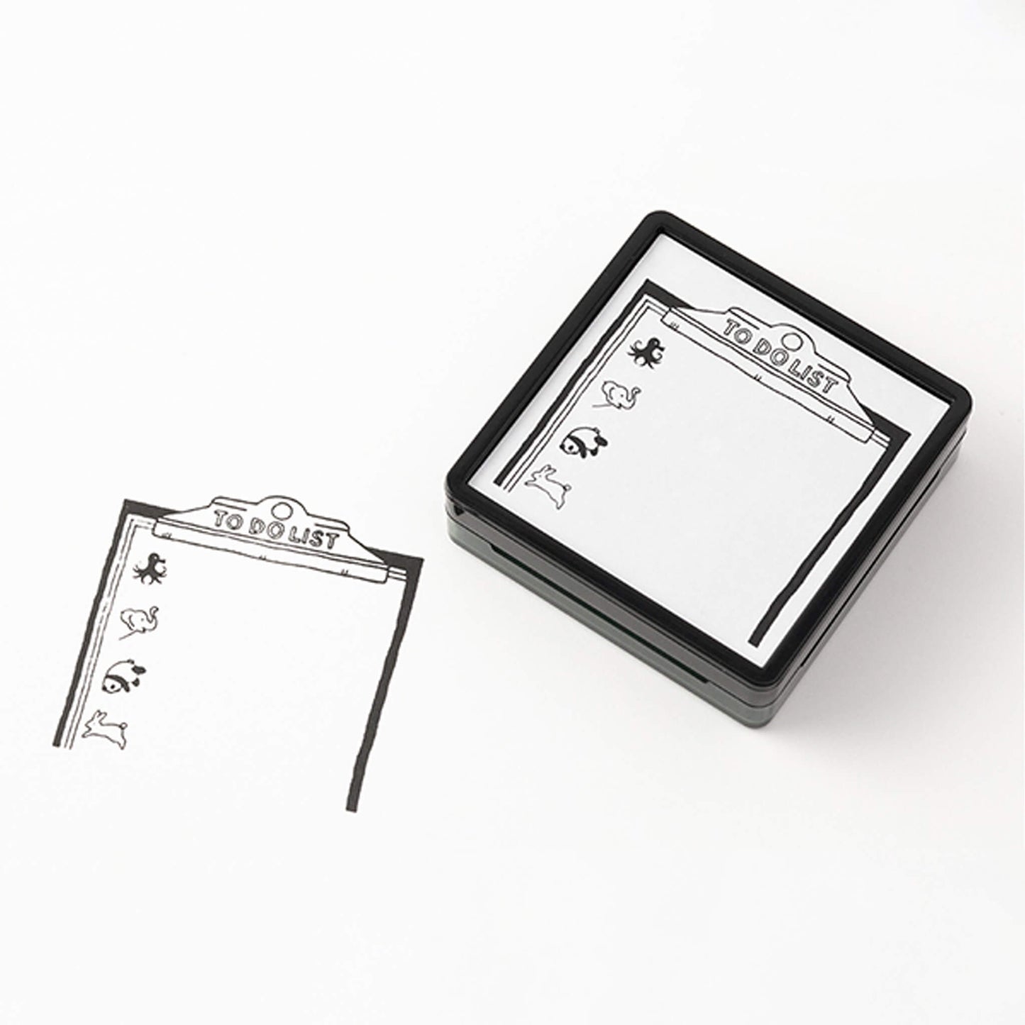 Midori Paintable Stamp Pre - inked - To - do List - Pre - inked Stamps