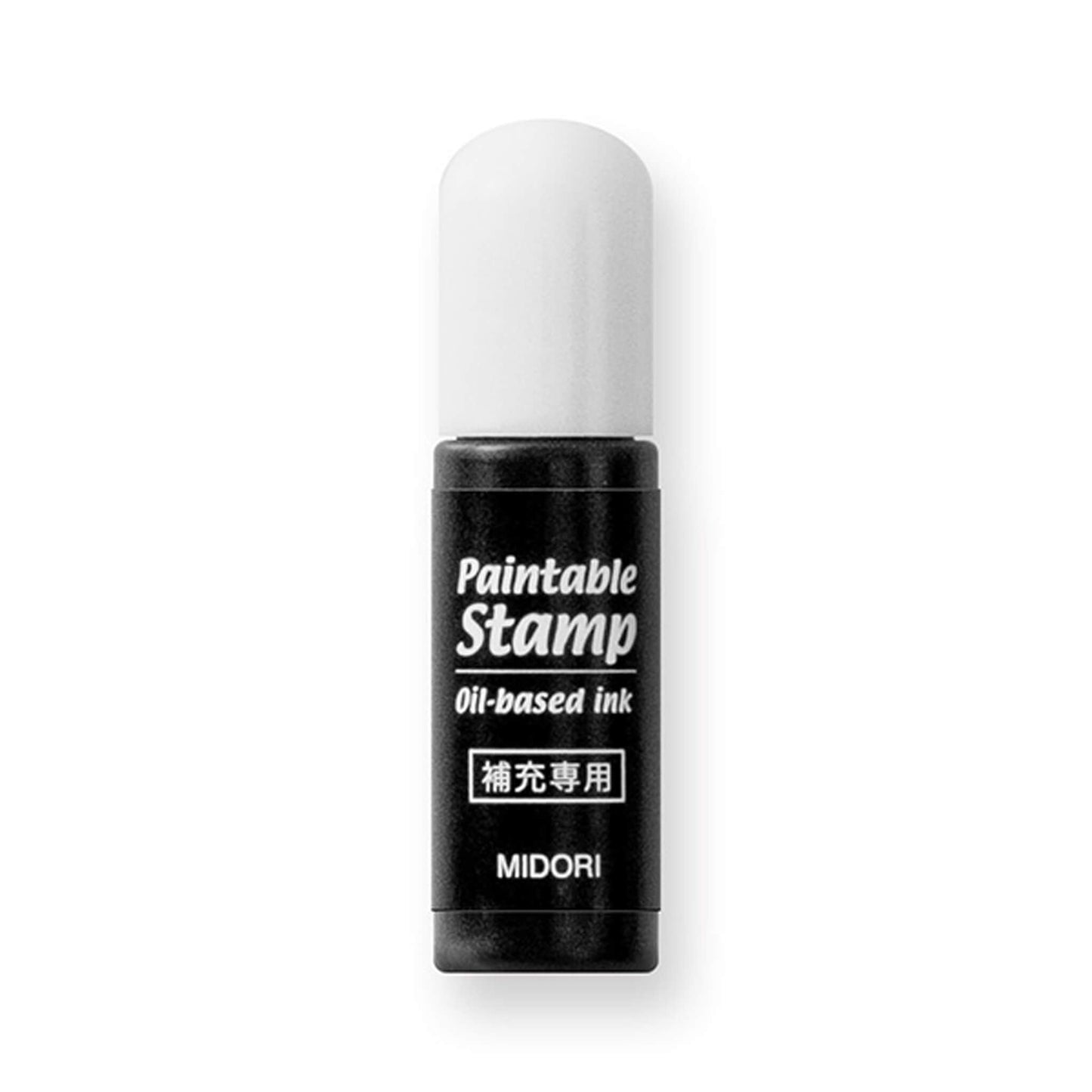 Midori Paintable Stamp Refill Ink Black - Stamp Ink Refills