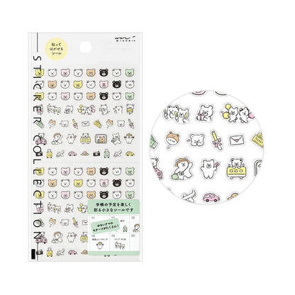 Midori Planner Sticker - Bear Icons - Sticker Sheets