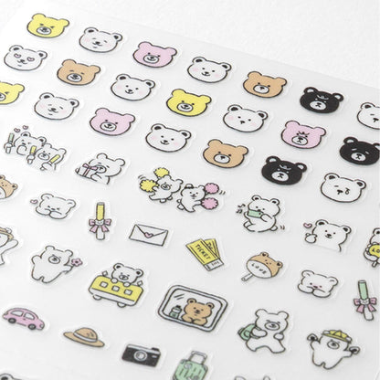 Midori Planner Sticker - Bear Icons - Sticker Sheets