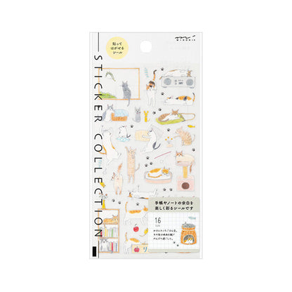 Midori Planner Sticker - Cat M - Sticker Sheets