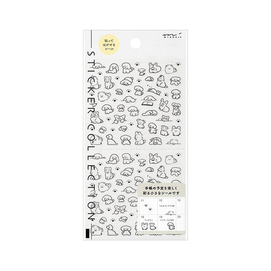 Midori Planner Sticker - Dog S - Sticker Sheets