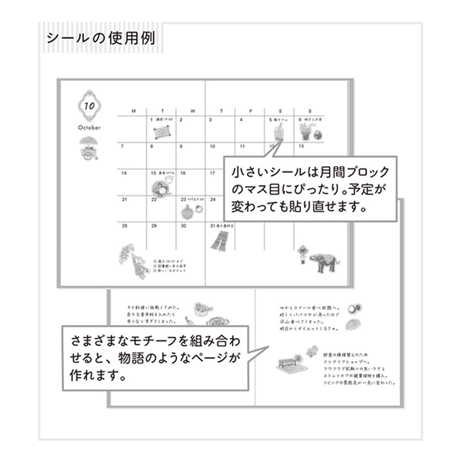 Midori Planner Sticker - Travel Story Series - Thailand - Sticker Sheets