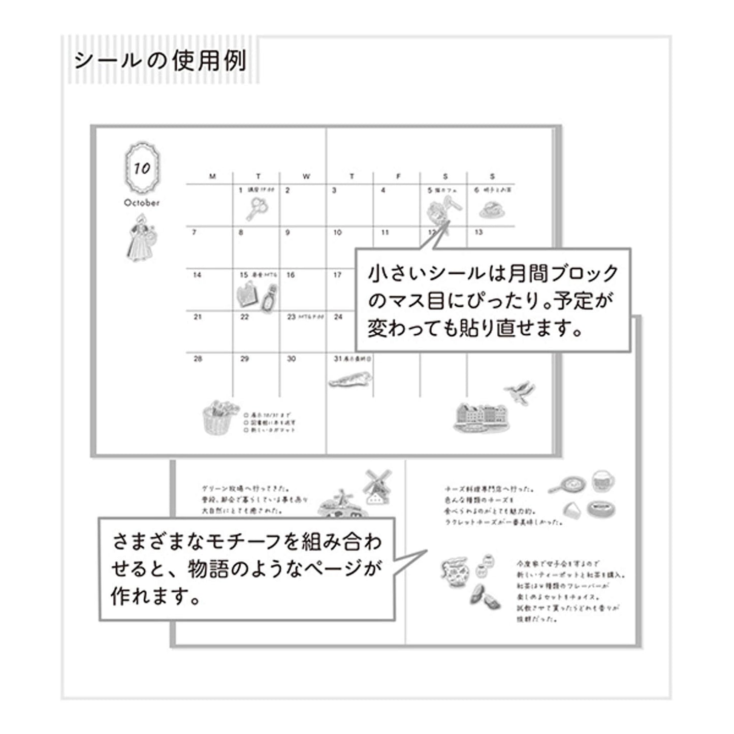 Midori Planner Sticker - Travel Story Series - the Netherlands - Sticker Sheets