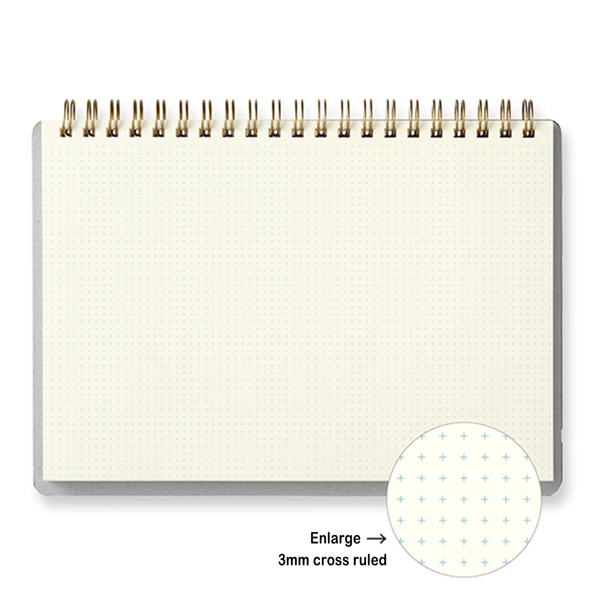 Midori Plus Stand Notebook [A5] Cross Dotted Grid - Notebooks