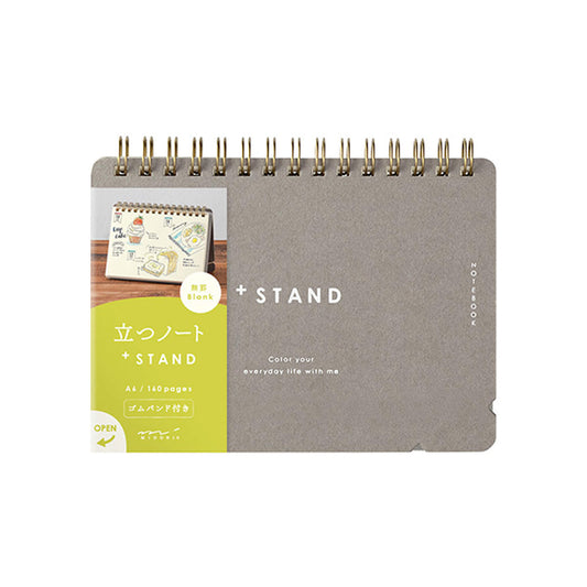 Midori Plus Stand Notebook [A6] Blank - Notebooks