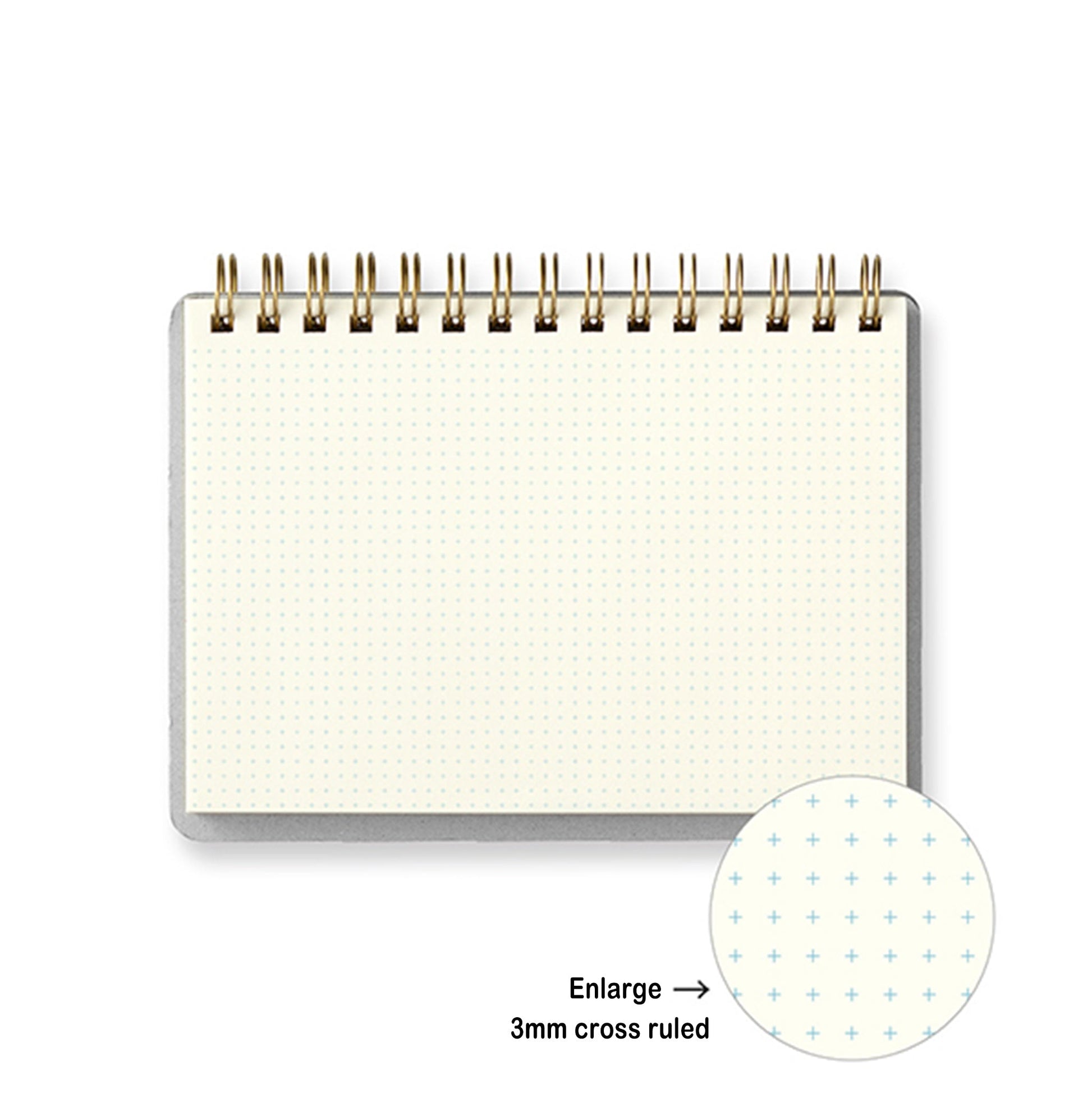 Midori Plus Stand Notebook [A6] Cross Dotted Grid - Notebooks