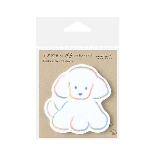 Midori Sticky Notes - Die Cut Dog - Sticky Notes