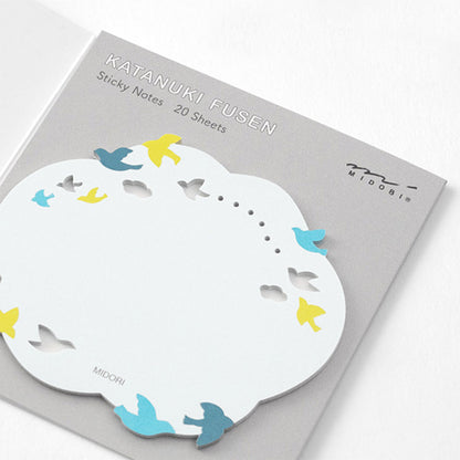 Midori Sticky Notes Die Cut Series - Bird - Sticky Notes