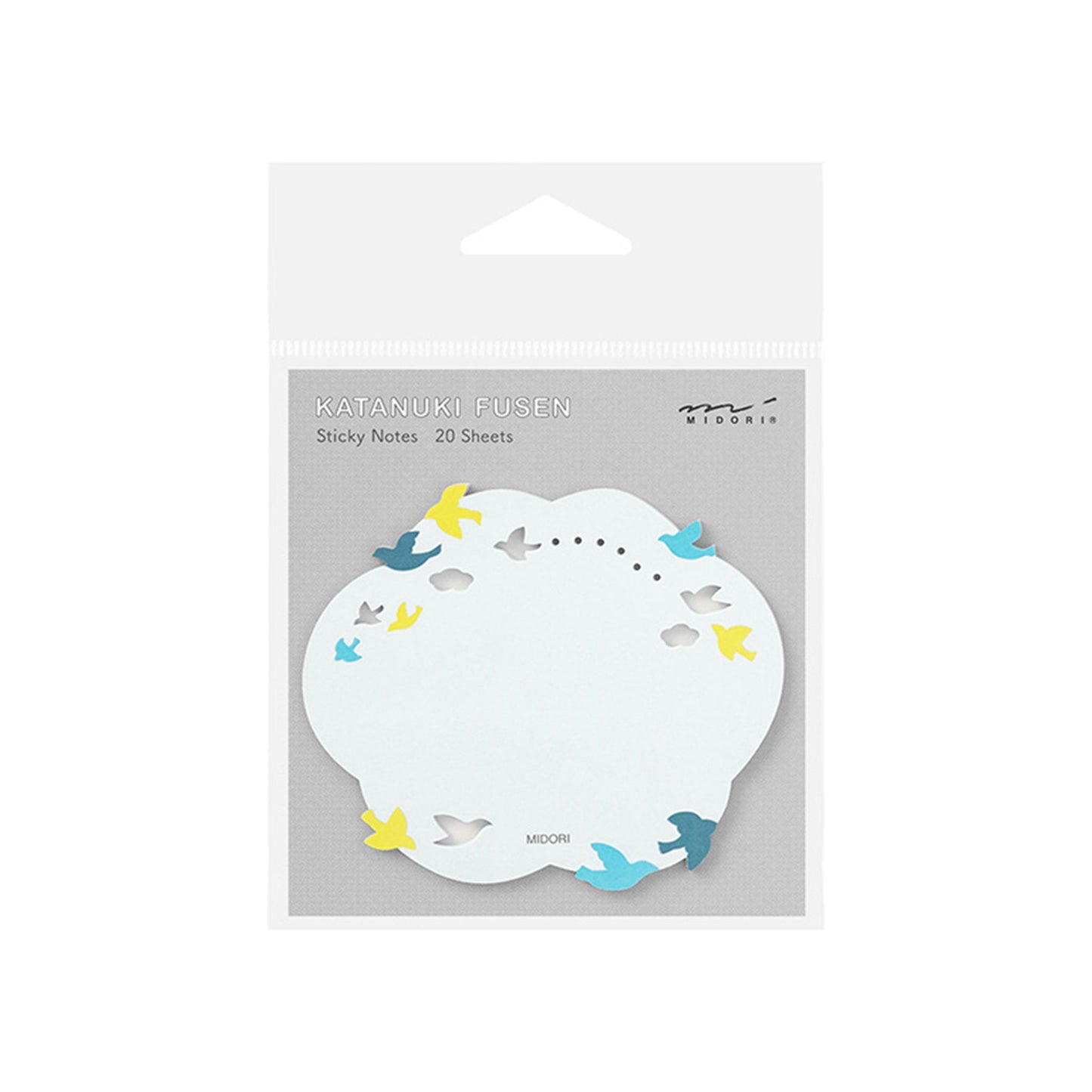 Midori Sticky Notes Die Cut Series - Bird - Sticky Notes