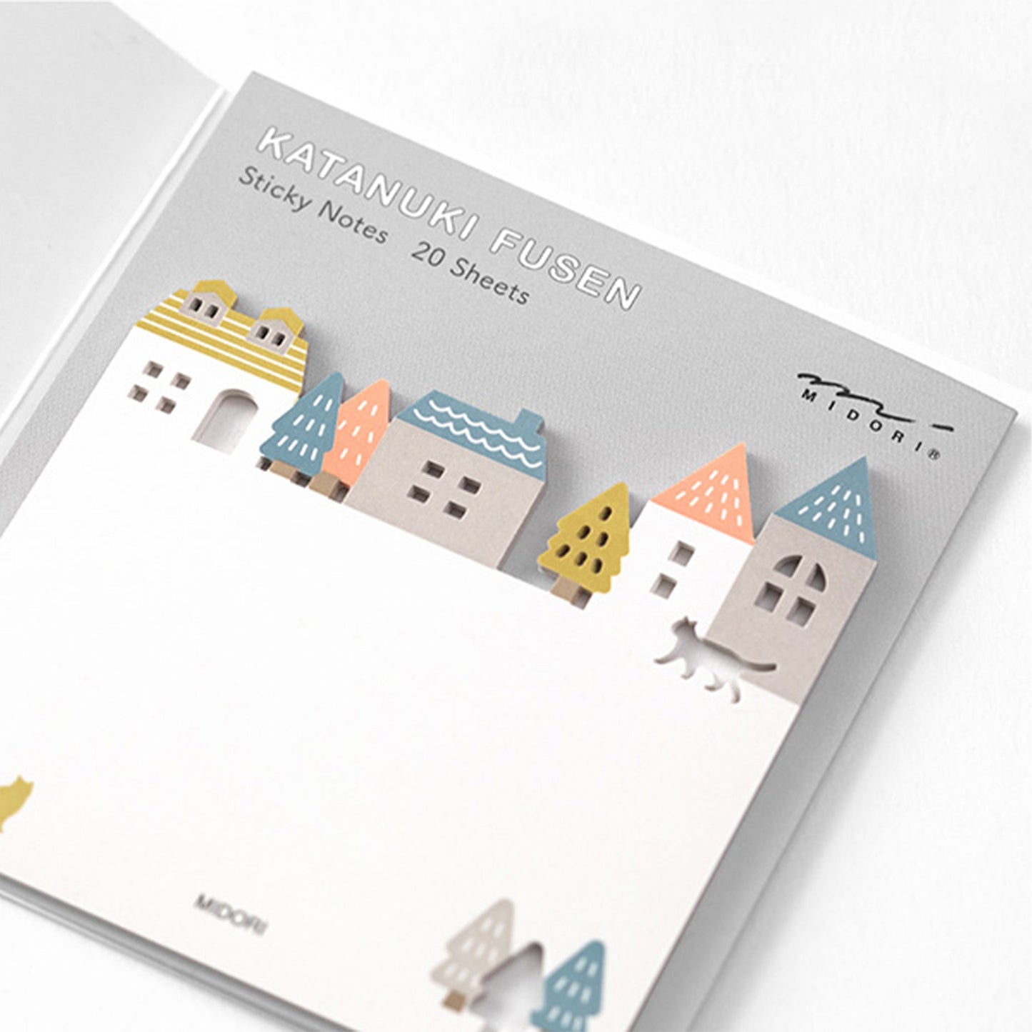 Midori Sticky Notes Die Cut Series - City - Sticky Notes