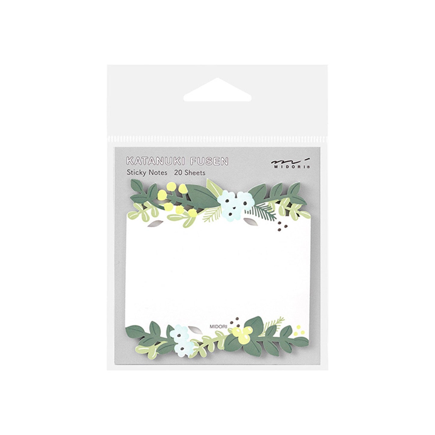 Midori Sticky Notes Die Cut Series - Leaf - Sticky Notes