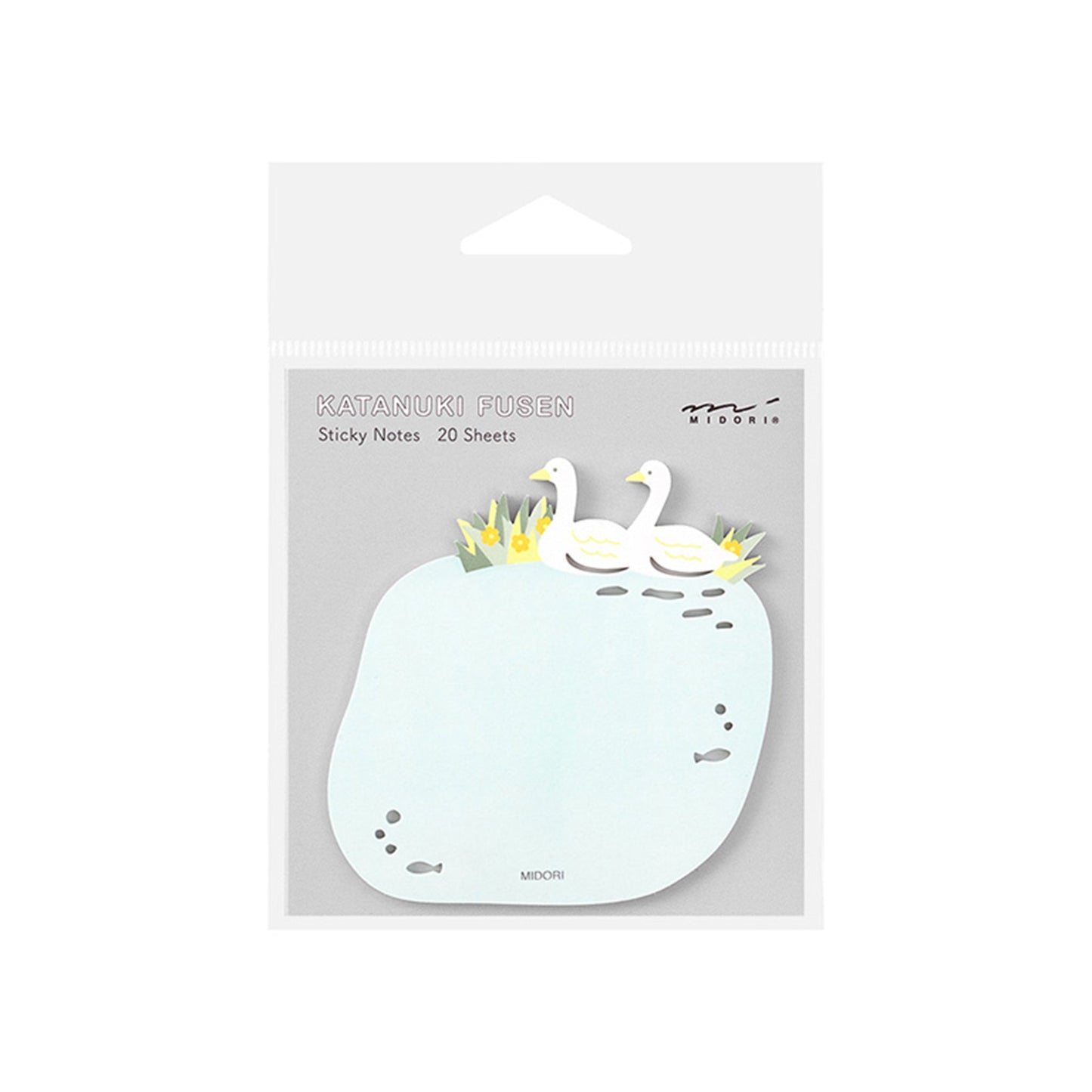 Midori Sticky Notes Die Cut Series - Swan - Sticky Notes