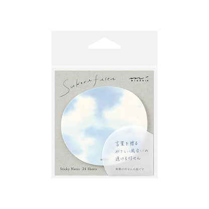 Midori Sticky Notes Transparent Series - Sky - Sticky Notes