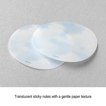 Midori Sticky Notes Transparent Series - Sky - Sticky Notes