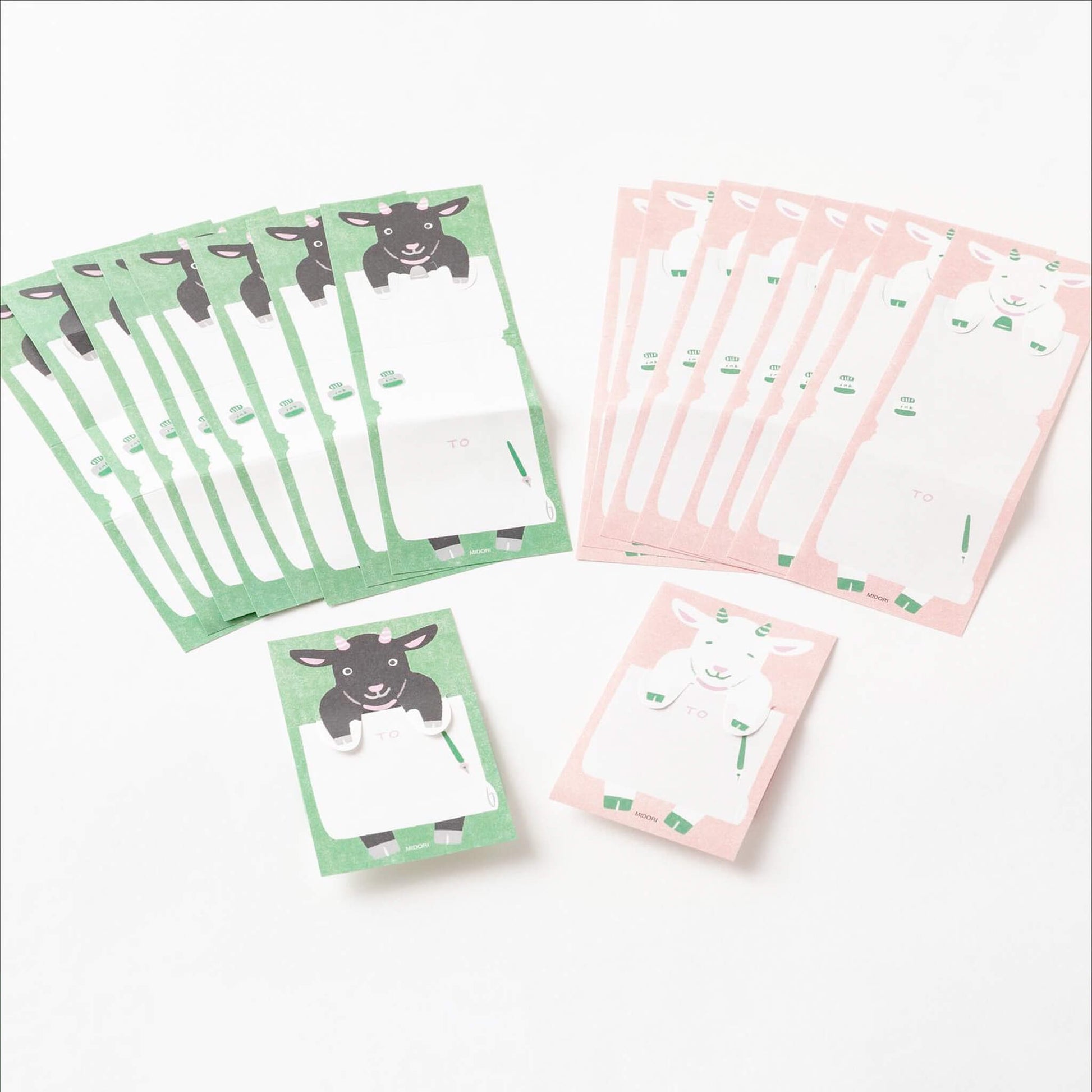 Midori Stretch & Fold Memo Pad Goat - Memo Pads