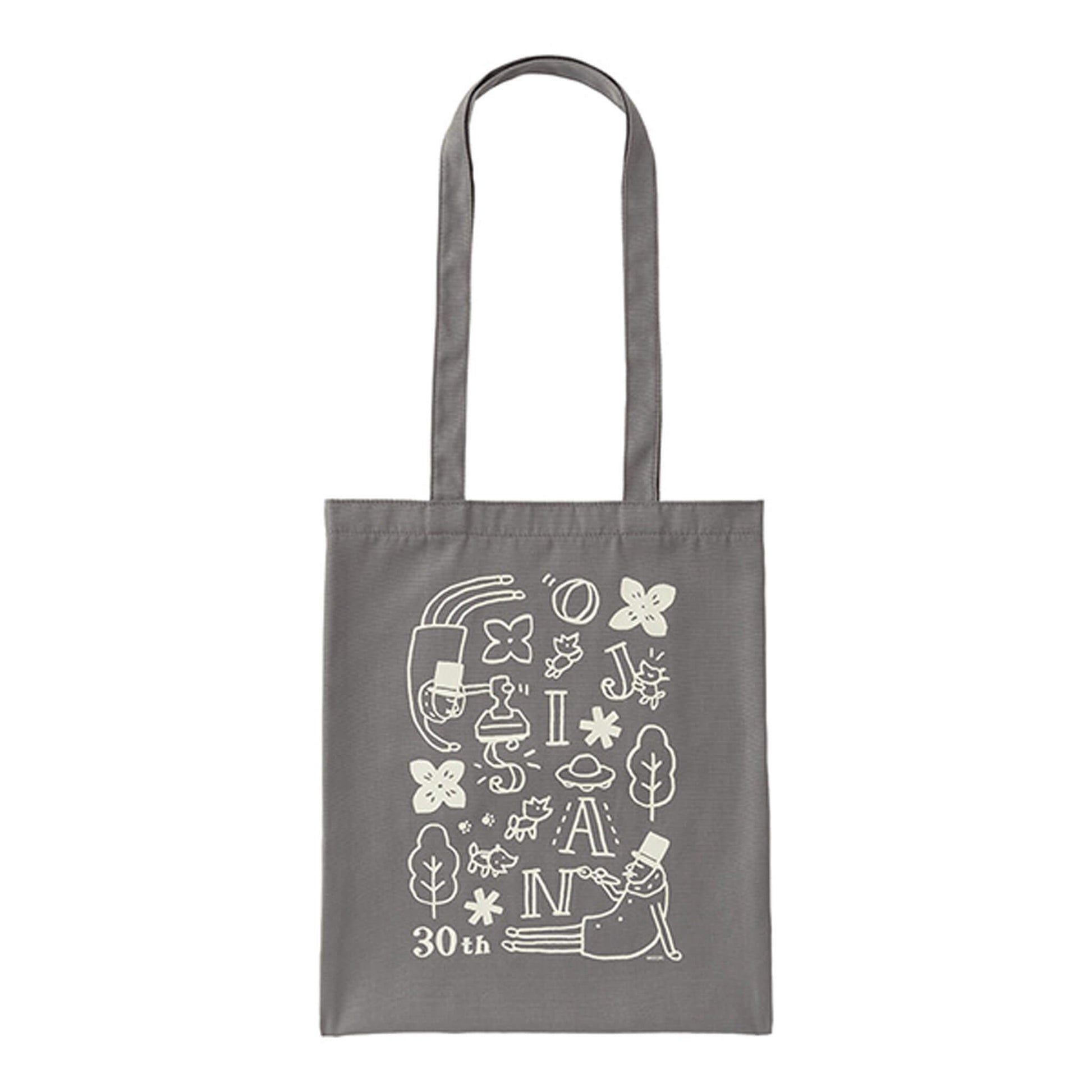 Midori Tote Bag Ojisan 30th Anniversary - Gray - Tote Bags