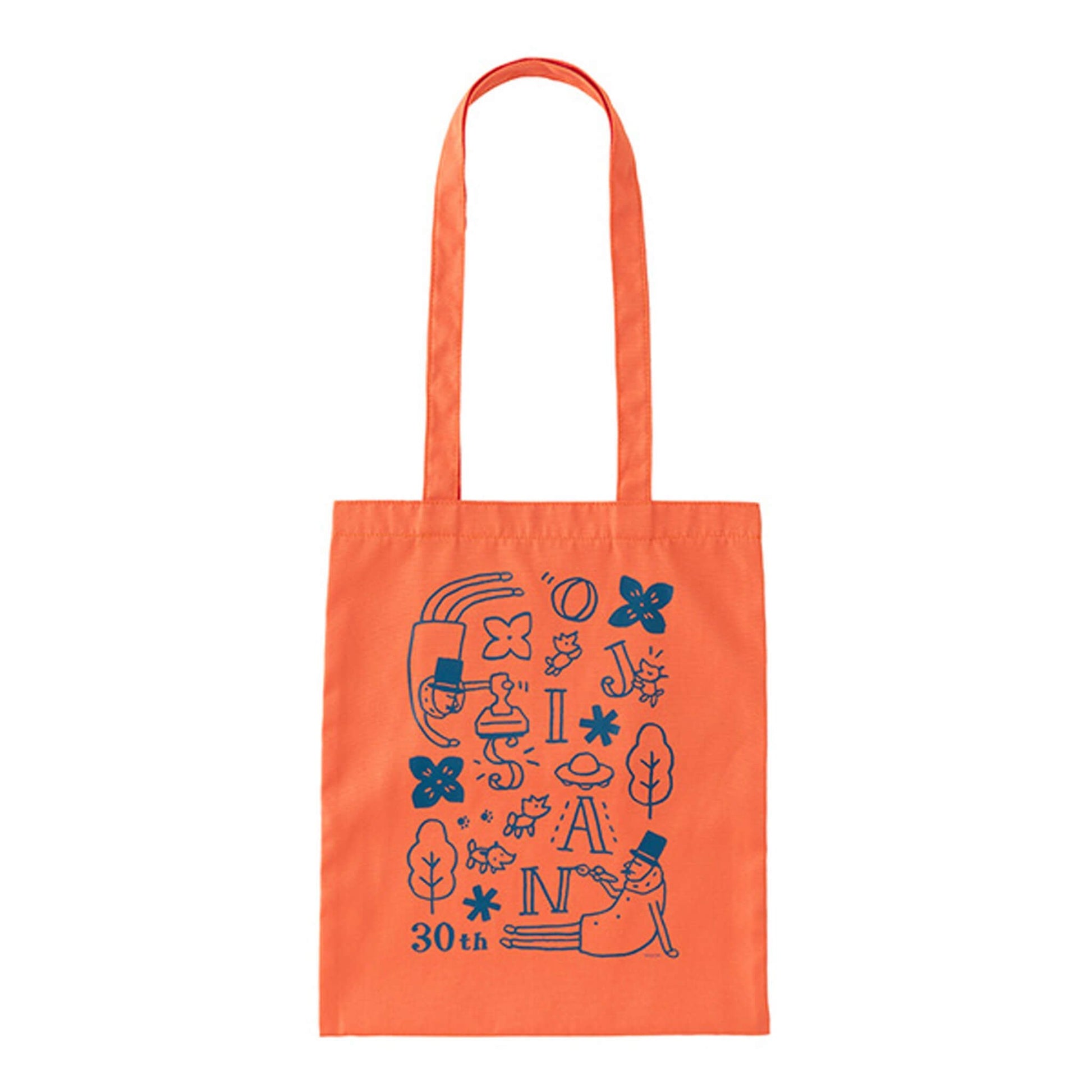 Midori Tote Bag Ojisan 30th Anniversary - Red - Tote Bags