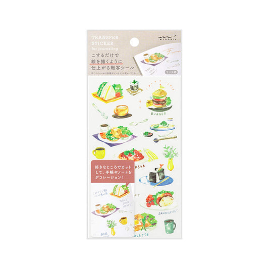 Midori Transfer Sticker - Lunch - Transfer Stickers