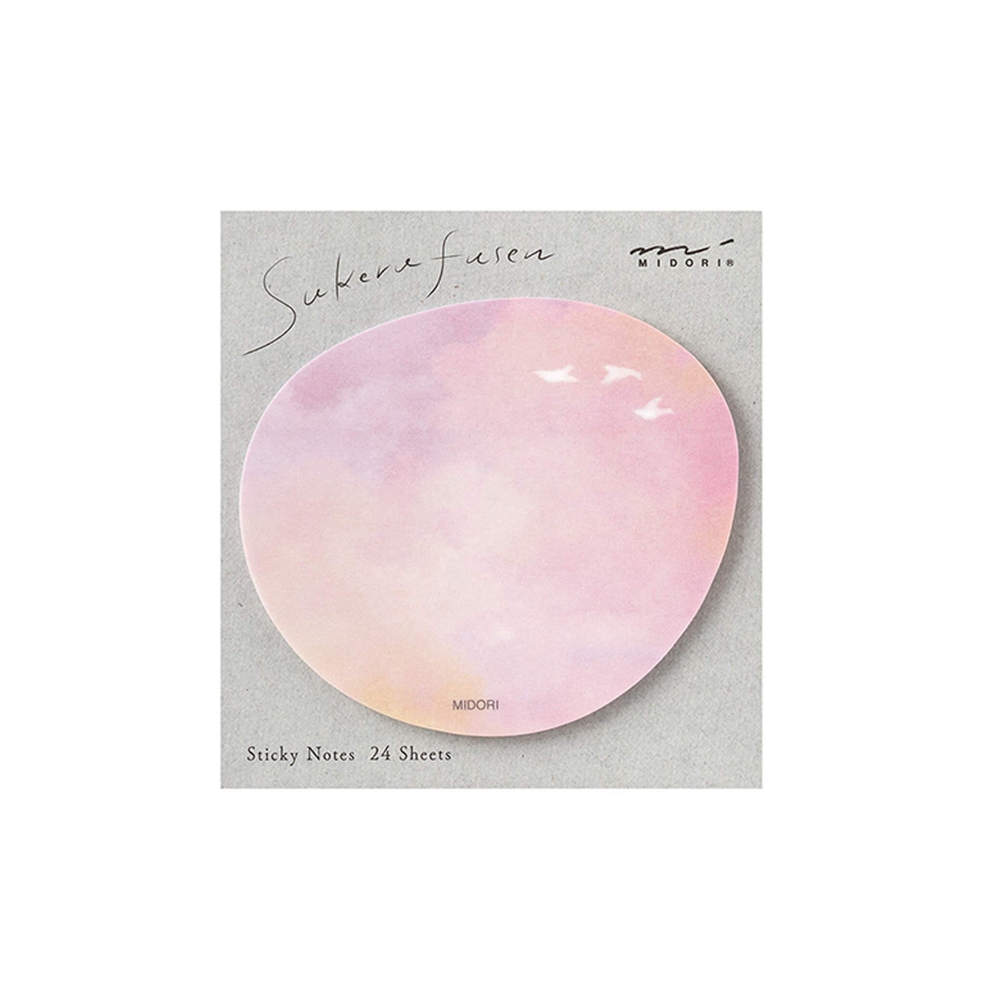 Midori Transparent Sticky Notes - Sunset - Sticky Notes