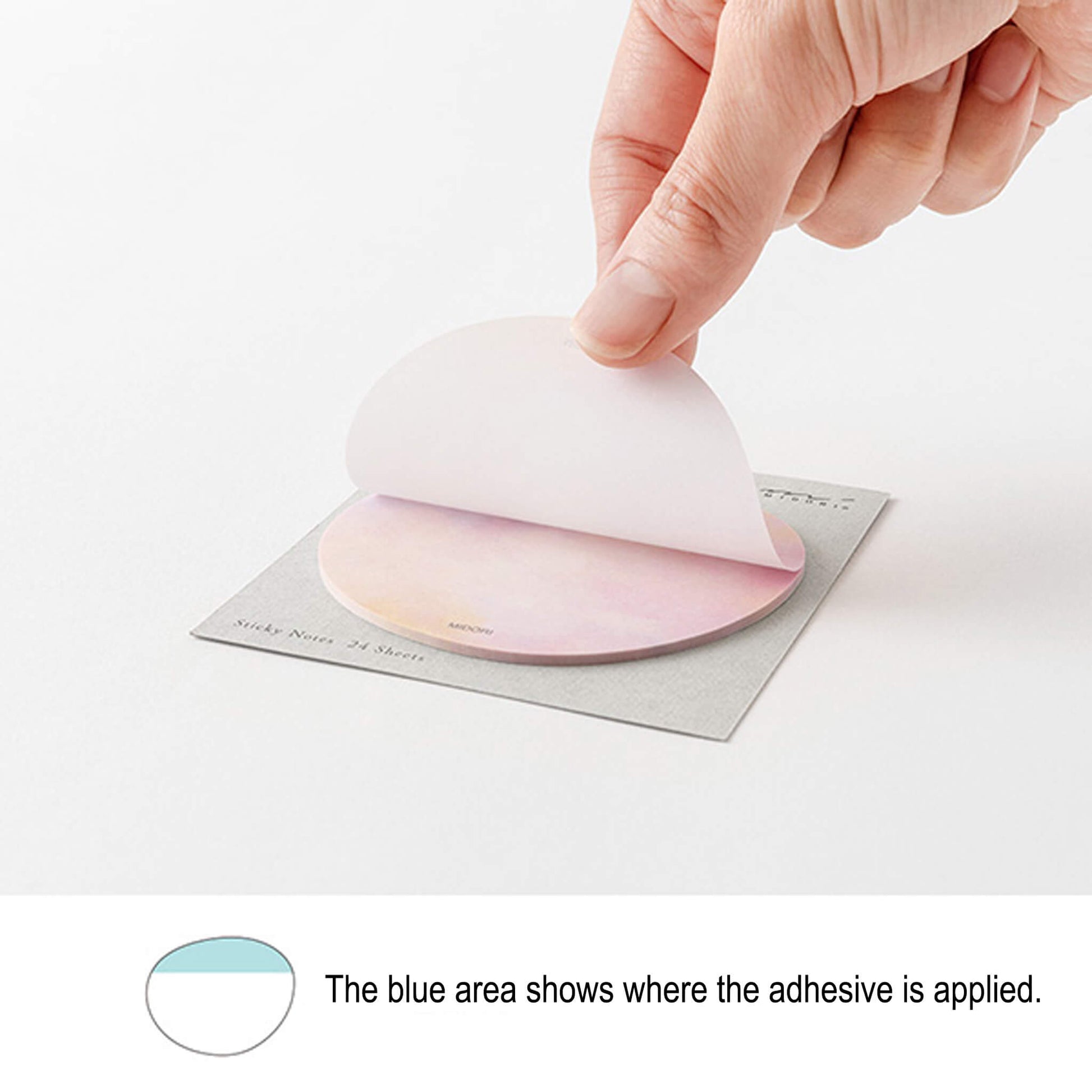 Midori Transparent Sticky Notes - Sunset - Sticky Notes