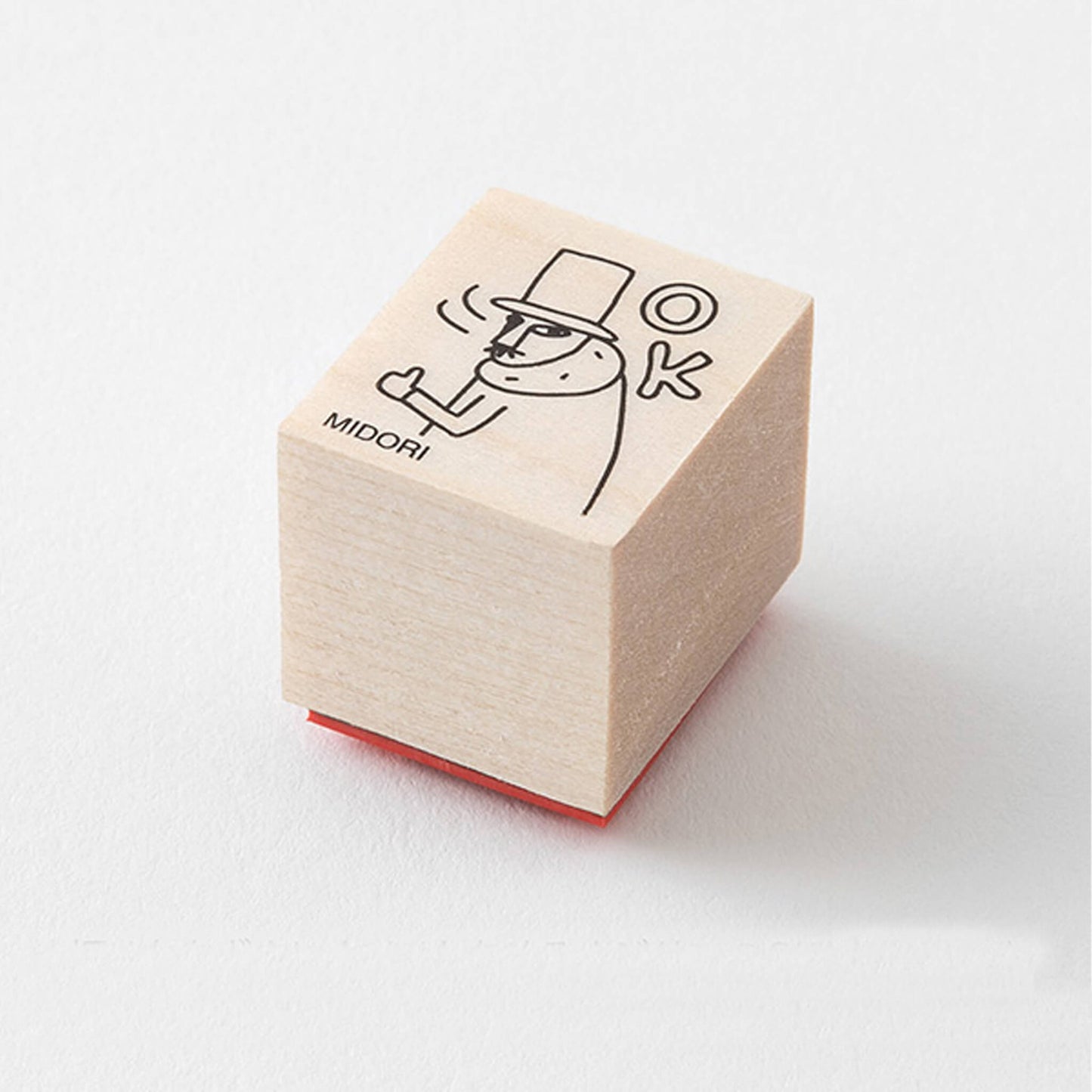 Midori Wooden Stamp Ojisan 30th Anniversary - Pattern D - Wooden Stamps