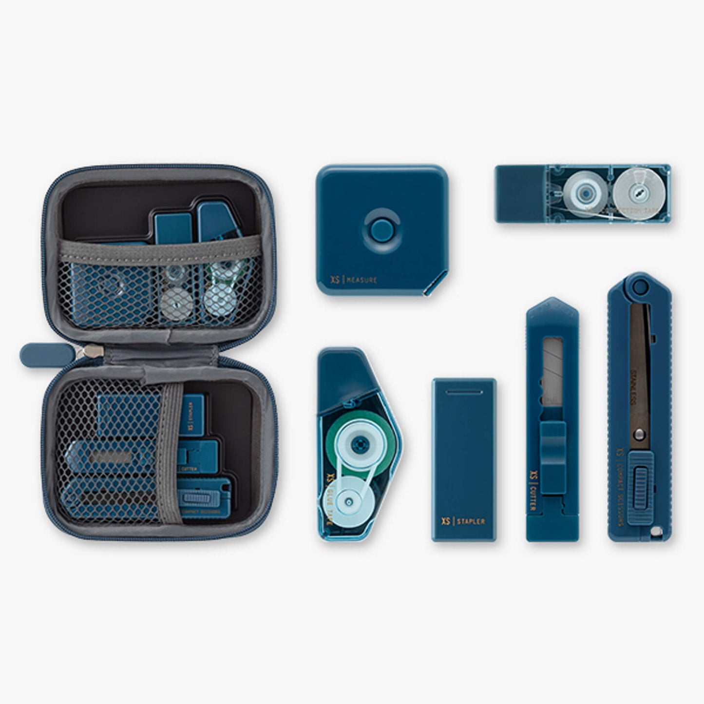 Midori XS Stationery Kit - Navy (New Edition) - Stationery Kit