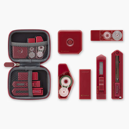 Midori XS Stationery Kit - Red (New Edition) - Stationery Kit