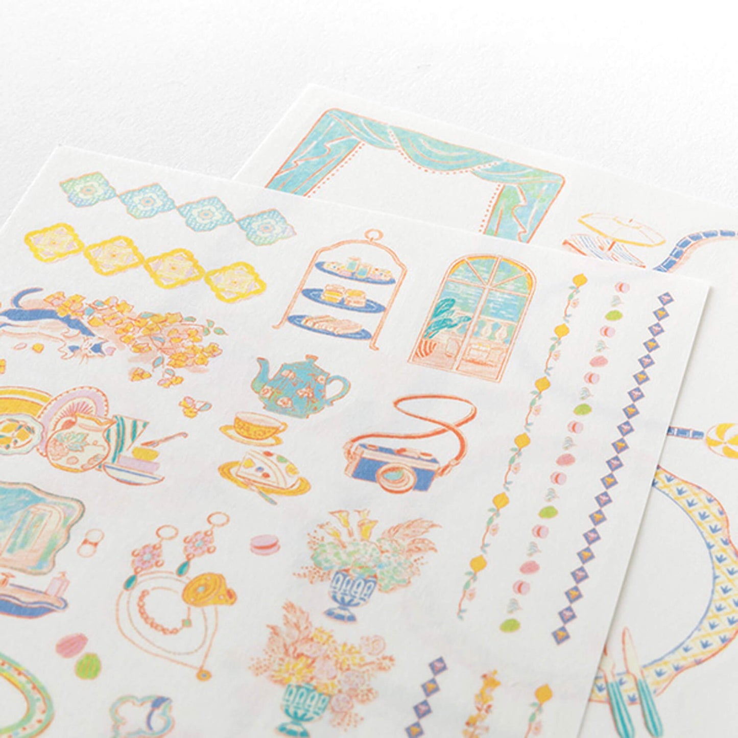 Midori Yuru Log 2 - Sheet Sticker Travel and Hotel - Sticker Sheets