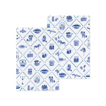 Midori Yuru Log Notebook B6 Blue Nordic - Notebooks