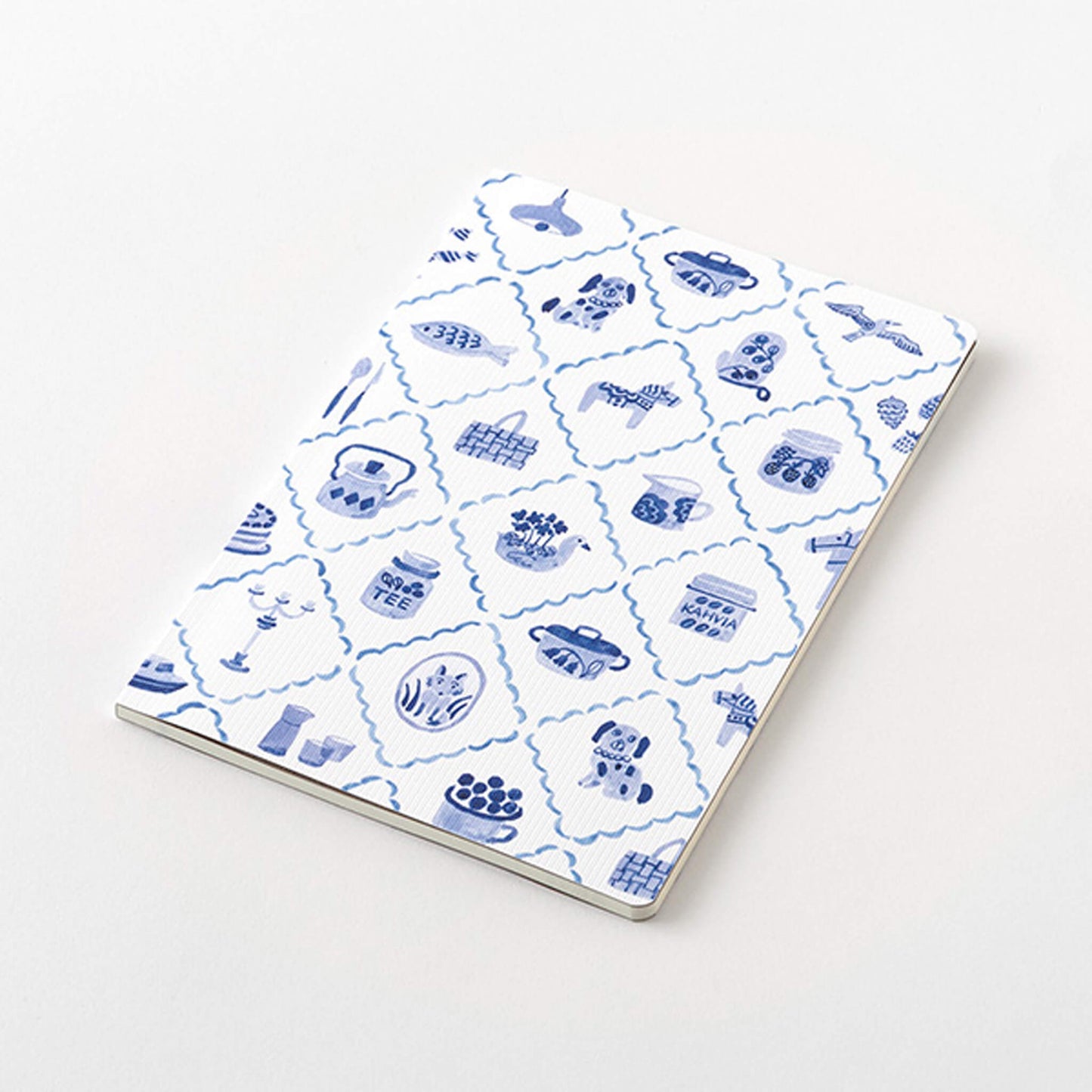 Midori Yuru Log Notebook B6 Blue Nordic - Notebooks