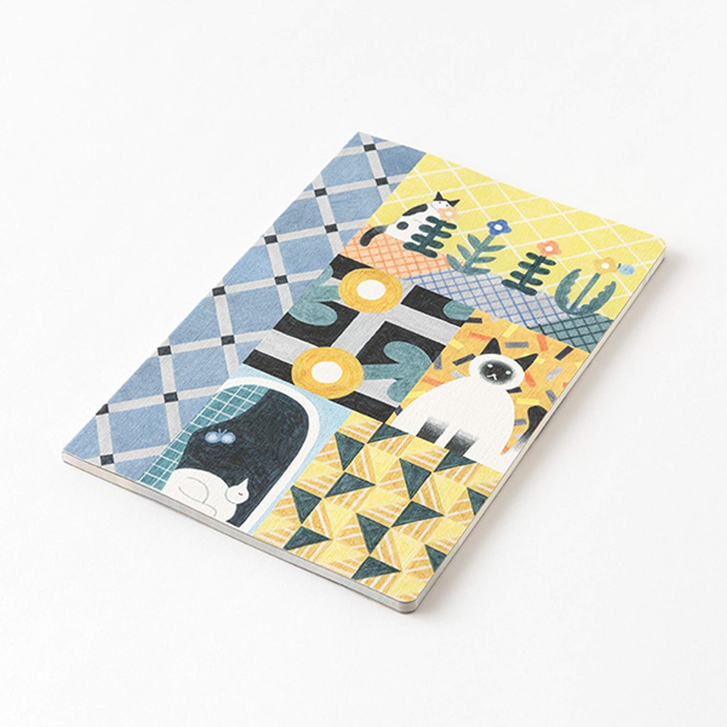 Midori Yuru Log Notebook B6 Cat - Notebooks